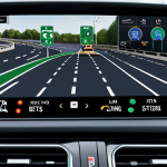 Autopilot vs. FSD Comparison**

"A modern car dashboard displaying a split screen. The left side shows 'Autopilot' with icons representing lane keeping, parking assist, and cruise control. The right side shows 'FSD (Full Self-Driving) Beta' with icons representing city navigation, traffic light recognition, and complex traffic handling. The overall style is clean and informative, safe for work, appropriate content, fully clothed, professional, natural proportions, perfect anatomy."

**