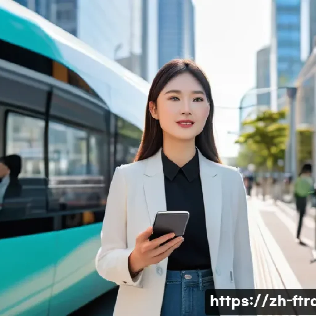 모빌리티 서비스 플랫폼 - **Prompt 1: Personalized Urban Mobility Experience**
    A young, stylish East Asian woman, wearing ...