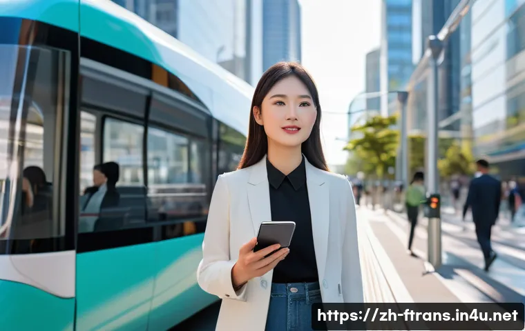 모빌리티 서비스 플랫폼 - **Prompt 1: Personalized Urban Mobility Experience**
    A young, stylish East Asian woman, wearing ...